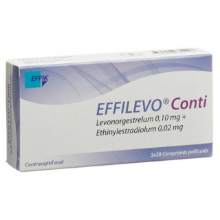 Эффилево Конти 3 x 28 таблеток покрытых оболочкой