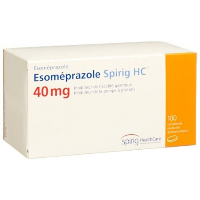 Эзомепразол Спириг 40 мг 100 таблеток покрытых оболочкой