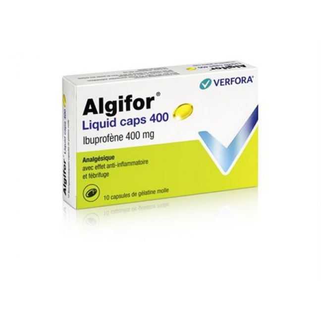 Алгифор жидкие капсулы 400 мг 10 мягких желатиновых капсул