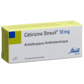 Цетиризин Штройли 10 мг 30 таблеток покрытых оболочкой