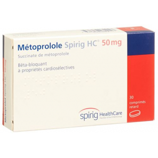 Метопролол Спириг Ретард 50 мг 30 таблеток покрытых оболочкой
