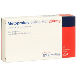 Метопролол Спириг Ретард 200 мг 30 таблеток покрытых оболочкой 