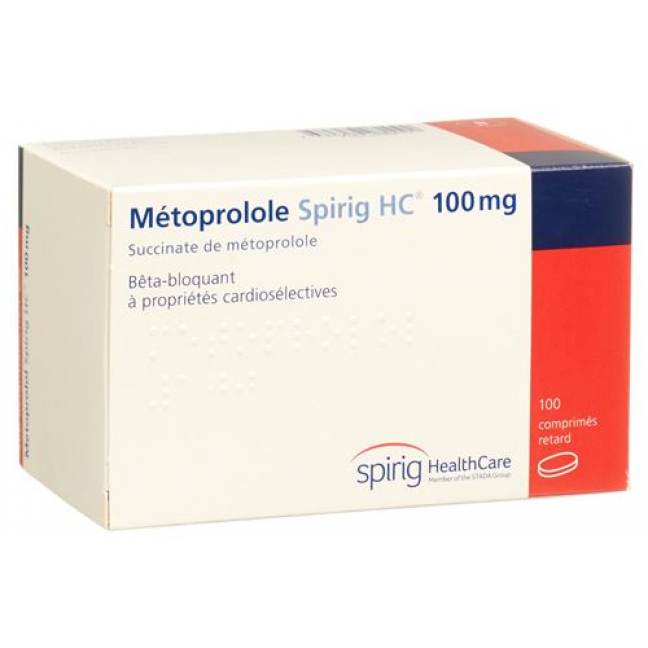 Метопролол Спириг ретард 100 мг 100 таблеток покрытых оболочкой 