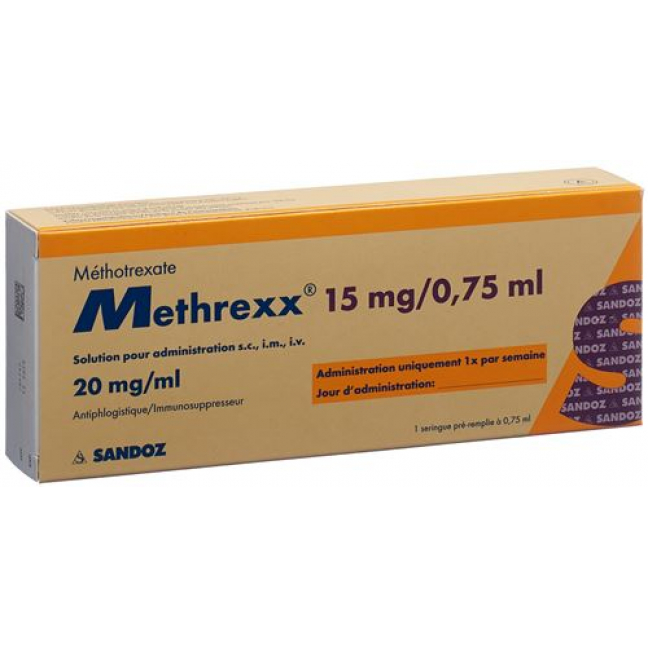 Methrexx 15 mg/0.75 ml