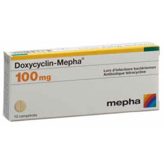 Доксициклин Мефа 100 мг 20 таблеток