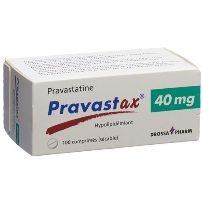 Pravastax 40 mg 100 tablets