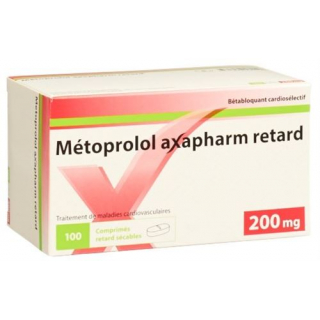 Метопролол Аксафарм Ретард 200 мг 30 таблеток