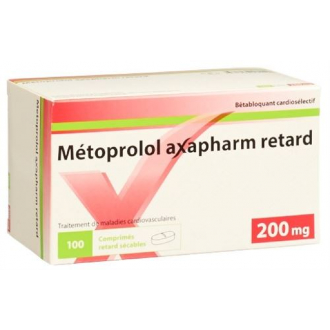 Метопролол Аксафарм Ретард 200 мг 30 таблеток