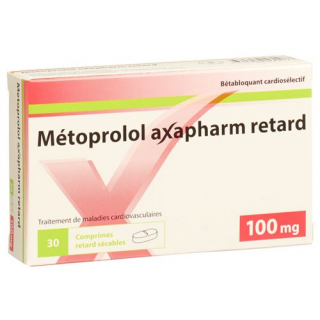 Метопролол Аксафарм Ретард 100 мг 30 таблеток