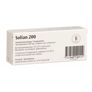 Solian 200 mg 30 tablets
