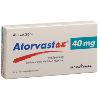 Аторвастакс 40 мг 30 таблеток покрытых оболочкой