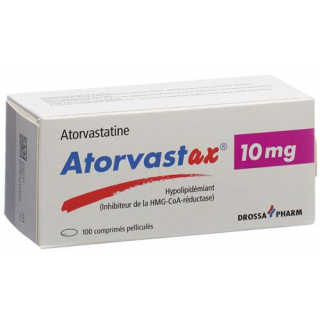 Аторвастакс 10 мг 100 таблеток покрытых оболочкой