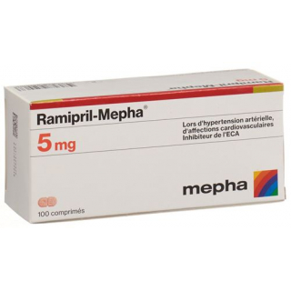 Рамиприл Мефа 5 мг 100 таблеток