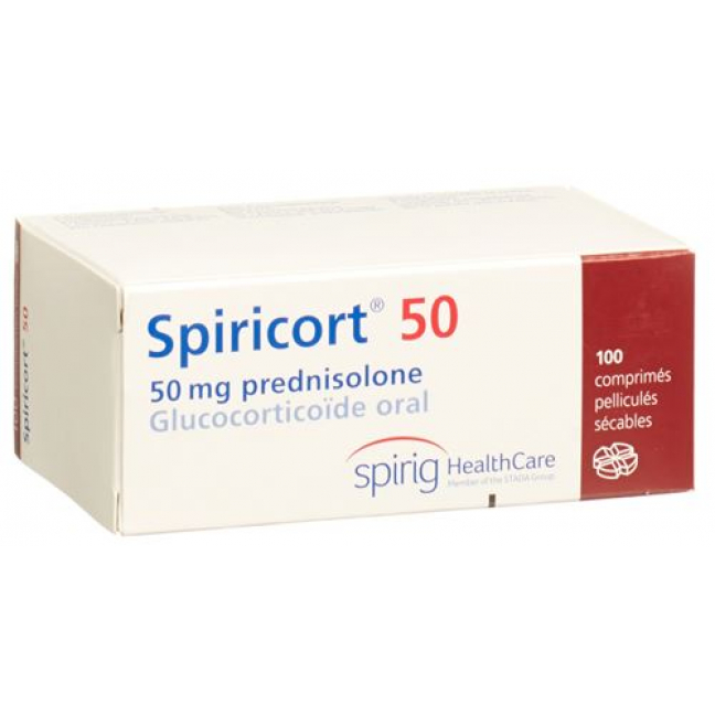 Спирикорт 50 мг 100 таблеток покрытых оболочкой 