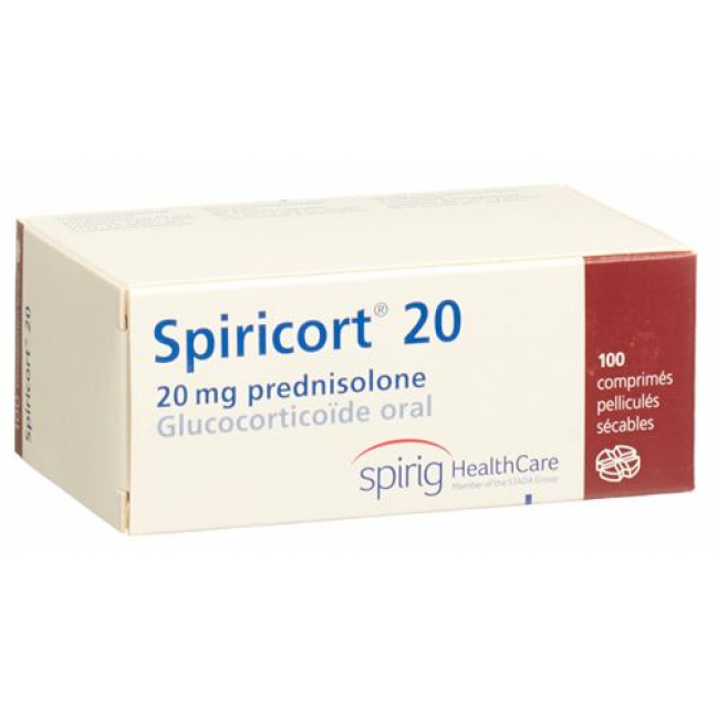 Спирикорт 20 мг 100 таблеток покрытых оболочкой