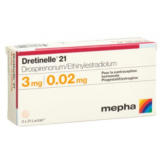 Дретинелл 21 таблетки покрытые оболочкой 3 × 21 шт.