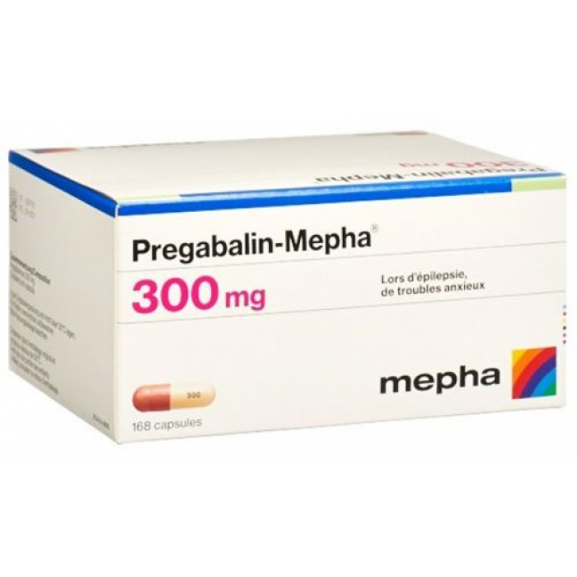 Прегабалин Мефа 300 мг 168 капсул