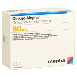 Гинкго Мефа 80 мг 120 таблеток покрытых оболочкой