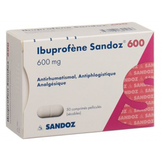 Ибупрофен Сандоз 600 мг 50 таблеток покрытых оболочкой