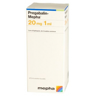 Прегабалин Мефа раствор для перорального применения 20 мг/мл флакон 473 мл с  аппликационным шприцем 5 мл