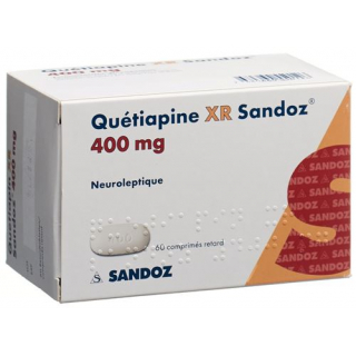 Кветиапин XR Сандоз 400 мг 60 ретард таблеток