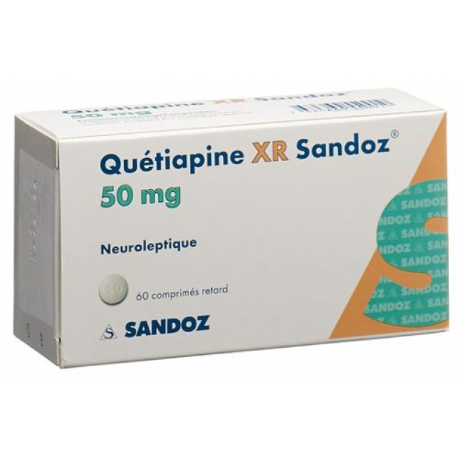 Кветиапин XR Сандоз 50 мг 60 ретард таблеток