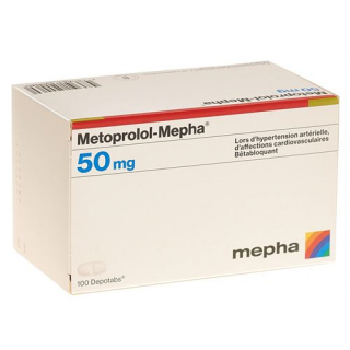 Метопролол Мефа 50 мг 100 депо таблеток