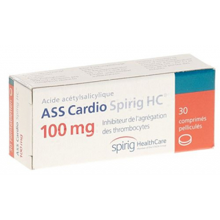 АСС Кардио Спириг HC таблетки в пленочной оболочке в блистерной упаковке 100 мг 30 шт
