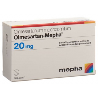Олмесартан Мефа 20 мг 98 таблеток покрытых оболочкой