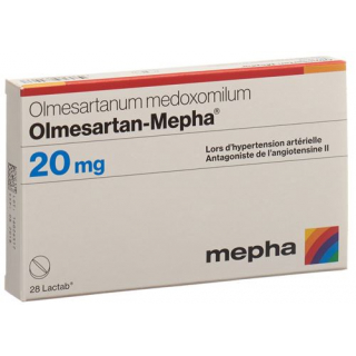 Олмесартан Мефа 20 мг 28 таблеток покрытых оболочкой