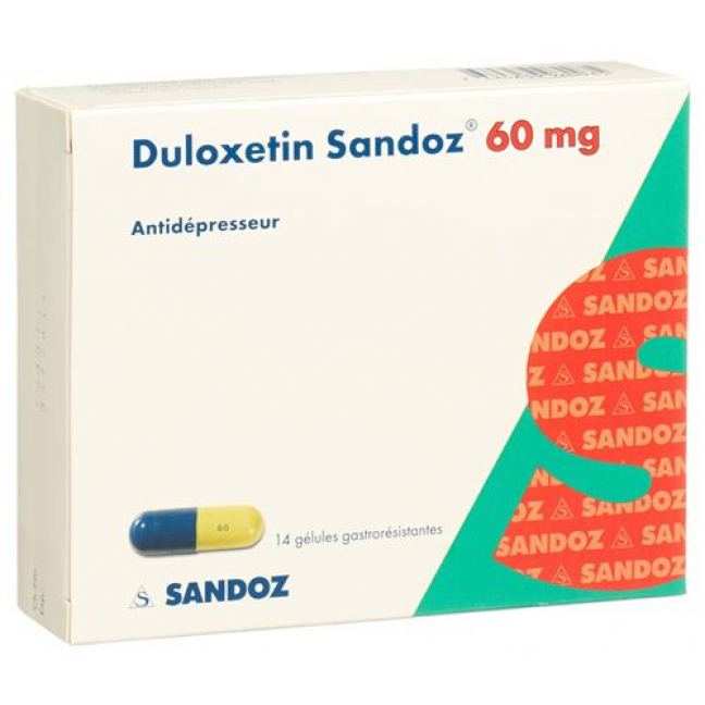 Дулоксетин Сандоз 60 мг 14 капсул