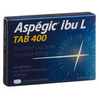 Аспегик Ибу Л 400 мг 10 таблеток покрытых оболочкой