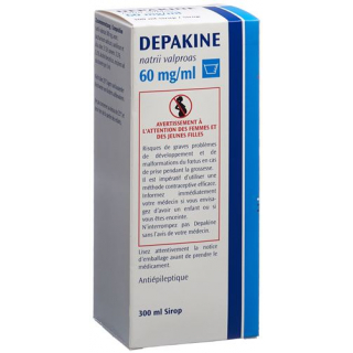 Депакин сироп 60 мг/мл флакон 300 мл