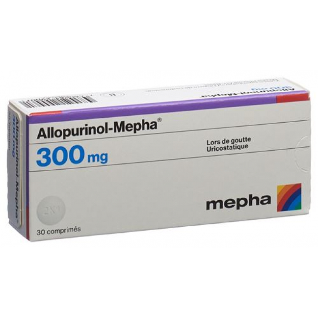 Аллопуринол Мефа 300 мг 30 таблеток