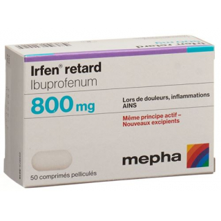 Ирфен Ретард 800 мг 50 таблеток покрытых оболочкой