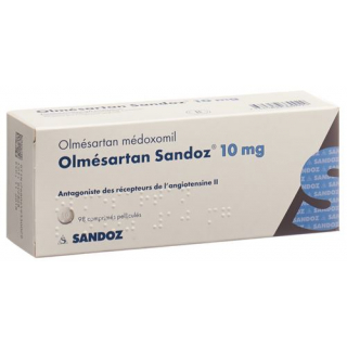 Олмесартан Сандоз 10 мг 98 таблеток покрытых оболочкой