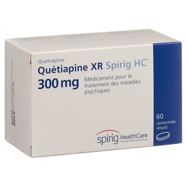 Кветиапин XR Спириг 300 мг 60 ретард таблеток