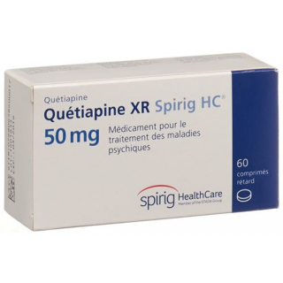 Кветиапин XR Спириг 50 мг 60 ретард таблеток