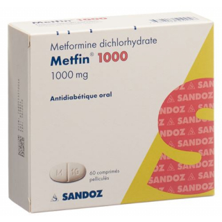 Метфин 1000 мг 60 таблеток покрытых оболочкой