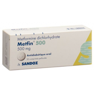 Метфин 500 мг 50 таблеток покрытых оболочкой