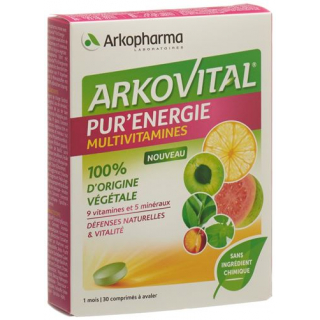 Арковитал Чистая энергия натуральный мультивитаминно-минеральный комплекс 30 таблеток