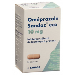 Омепразол Сандоз эко 10 мг 14 капсул