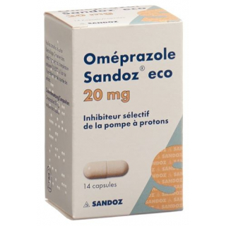 Омепразол Сандоз эко 20 мг 14 капсул