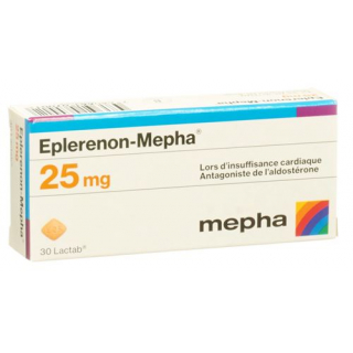 Эплеренон Мефа 25 мг 30 таблеток покрытых оболочкой