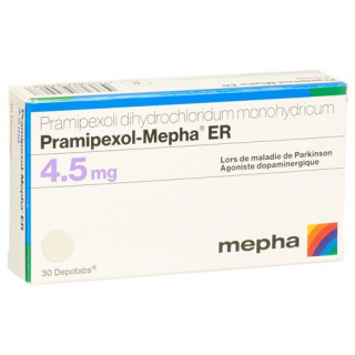 Прамипексол Мефа ER 4,5 мг 30 депо таблеток