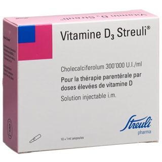 Витамин Д3 Штройли раствор для инъекций 300'000 МE/мл 10 ампул по 1 мл 