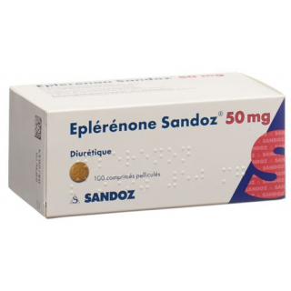 Эплеренон Сандоз 50 мг 100 таблеток покрытых оболочкой