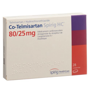Ко-Телмисартан Спириг 80/25 мг 28 таблеток