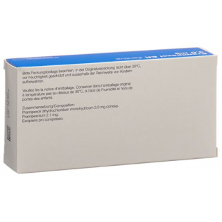 Прамипексол ER Зентива 3 мг 30 ретард таблеток