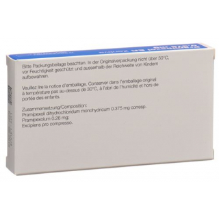 Прамипексол ER Зентива  0,375 мг 10 ретард таблеток